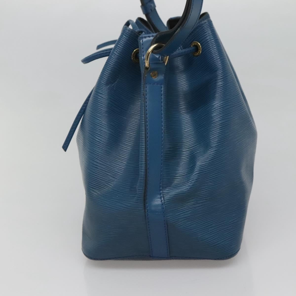 Louis Vuitton Petit Noe Handbag Epi Leather, BLUE, LEATHER, Handbag