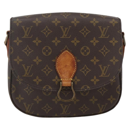 Louis Vuitton Saint Cloud Handbag Monogram Canvas, BROWN, CANVAS, Shoulder bag