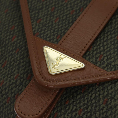 Saint Laurent Vintage Shoulder Bag Canvas, GOLD, PVC, Shoulder bag