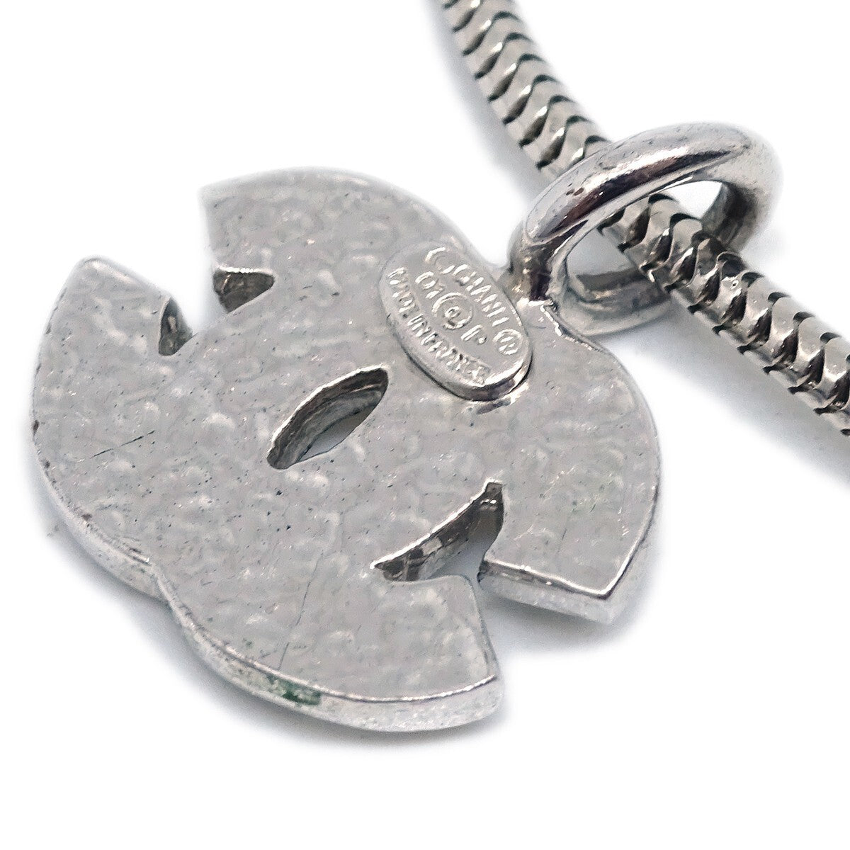 Chanel CC Chain Bracelet Metal with Faux Pearl, SILVER, SILVER_PLATED, Bracelet