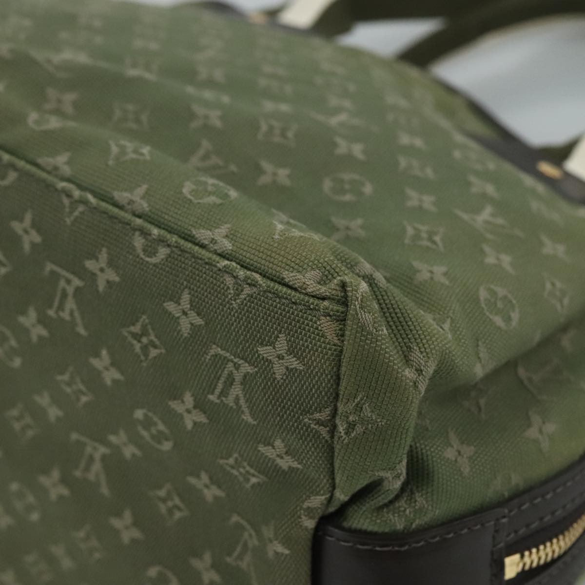 Louis Vuitton Sac Mary Kate Handbag Mini Lin, KHAKI, CANVAS, Handbag