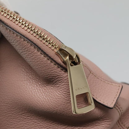 Gucci Bree Dome Tote Leather, PINK, LEATHER, Shoulder bag
