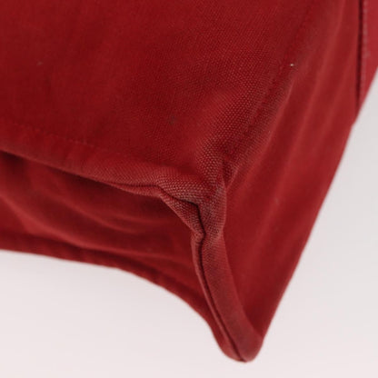 Hermes Fourre Tout Tote Toile, RED, CANVAS, Tote bag