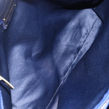 Salvatore Ferragamo Vara Bow Chain Tote Leather, BLUE, LEATHER, Tote bag