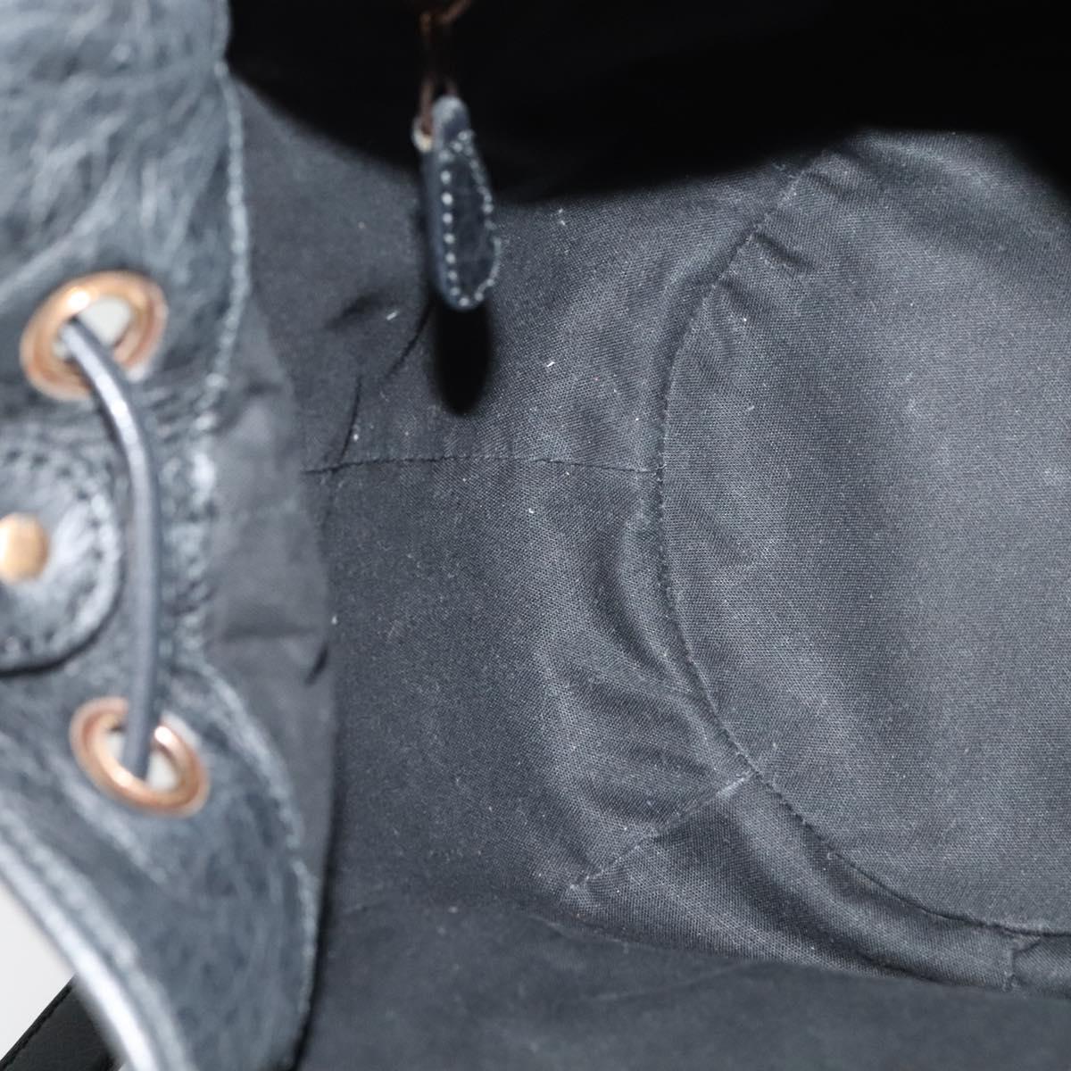 Balenciaga Pom Pon Giant Studs Bag Leather, BLACK, LEATHER, Handbag