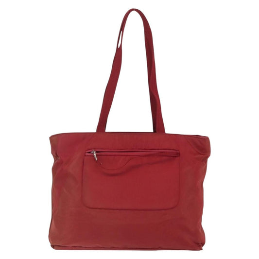 Prada Vintage Tote Tessuto, RED, NYLON, Tote bag