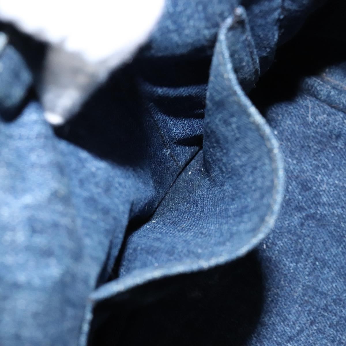 Prada Canapa Convertible Tote Denim, BLUE, DENIM_JEANS, Tote bag