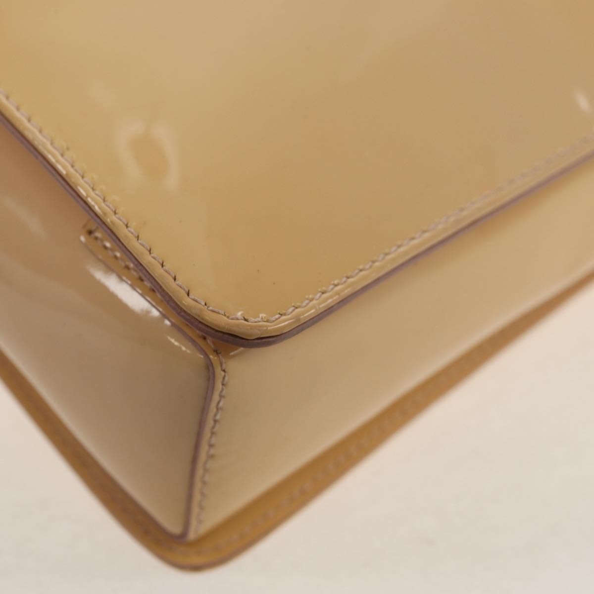 Salvatore Ferragamo Convertible Vara Bow Tote Patent Leather, BEIGE, PATENT_LEATHER, Tote bag