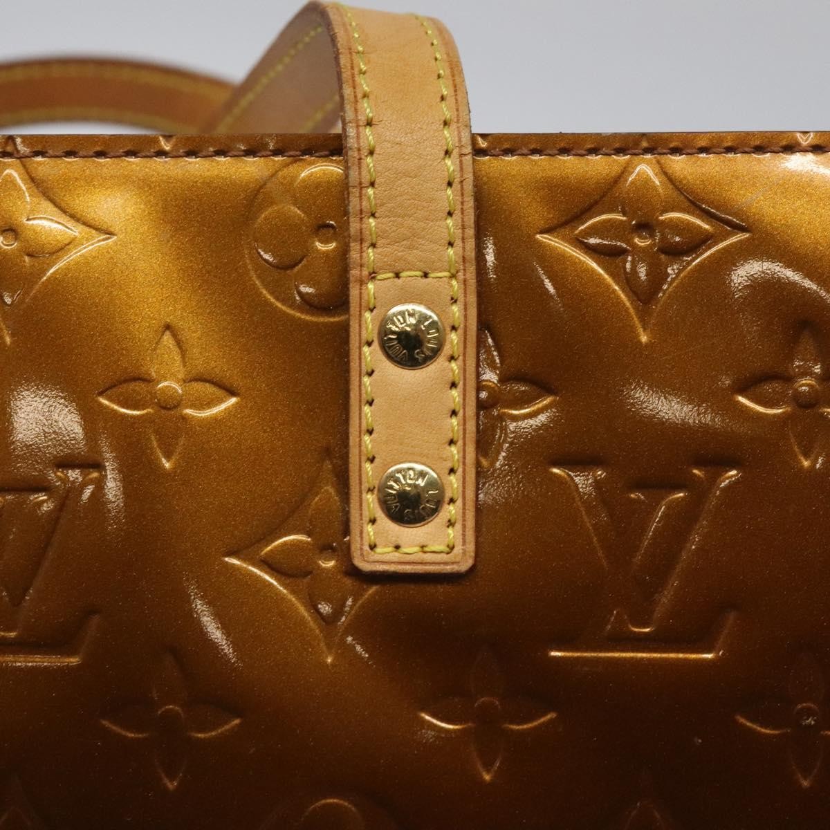 Louis Vuitton Reade Handbag Monogram Vernis, BROWN, PATENT_LEATHER, Handbag