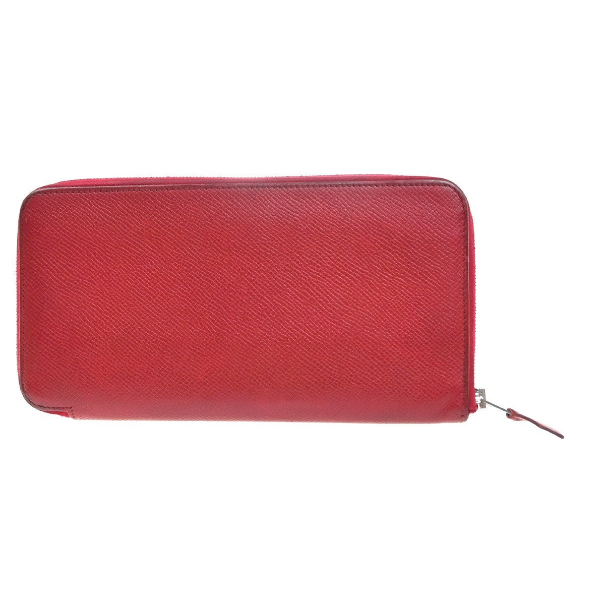 Hermes Azap Zip Around Wallet Epsom, RED, LEATHER, Wallets