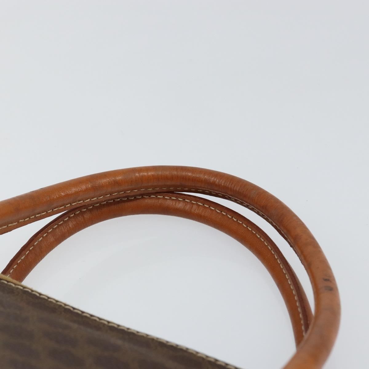 Celine Vintage Macadam Handbag Macadam, BROWN, CANVAS, Handbag