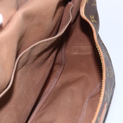 Louis Vuitton Saumur Handbag Monogram Canvas, BROWN, CANVAS, Shoulder bag