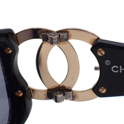 Chanel Logo CC Sunglasses Plastic, Black, Plastic, Sunglasses