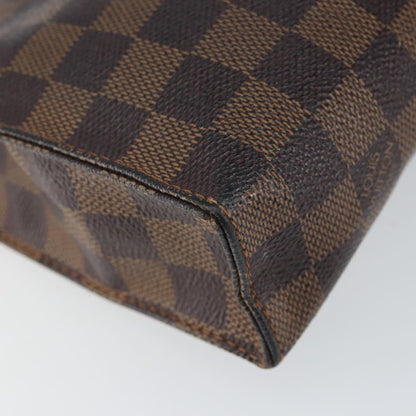Louis Vuitton Toiletry Pouch Damier, BROWN, CANVAS, Clutche & pouche