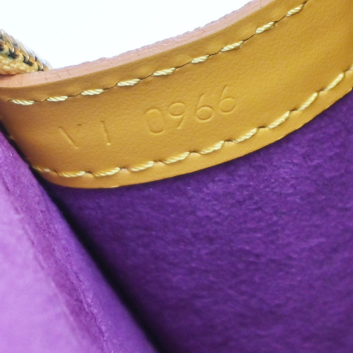 Louis Vuitton Lussac Handbag Epi Leather, YELLOW, LEATHER, Shoulder bag