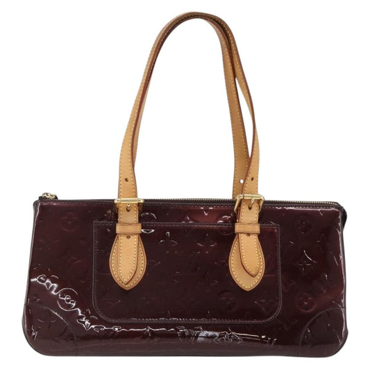 Louis Vuitton Rosewood Avenue Handbag Monogram Vernis, BURGUNDY, PATENT_LEATHER, Shoulder bag