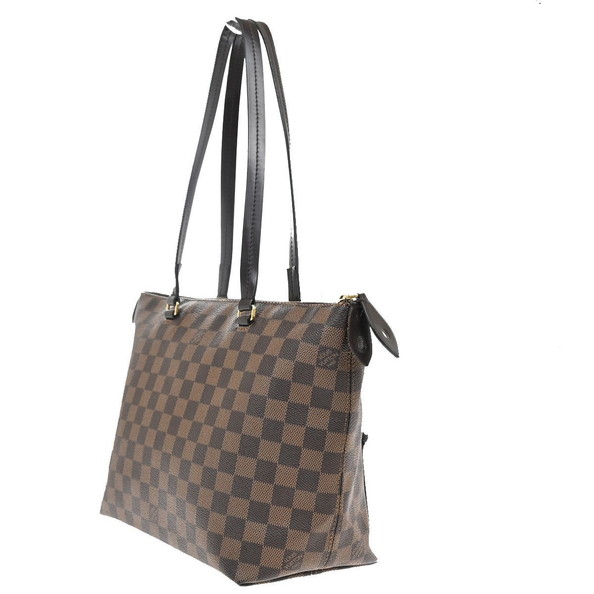 Louis Vuitton Iena Tote Damier, BROWN, CANVAS, Tote bag