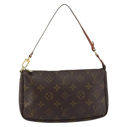 Louis Vuitton Pochette Accessoires NM Monogram Canvas, BROWN, CANVAS, Clutche & pouche
