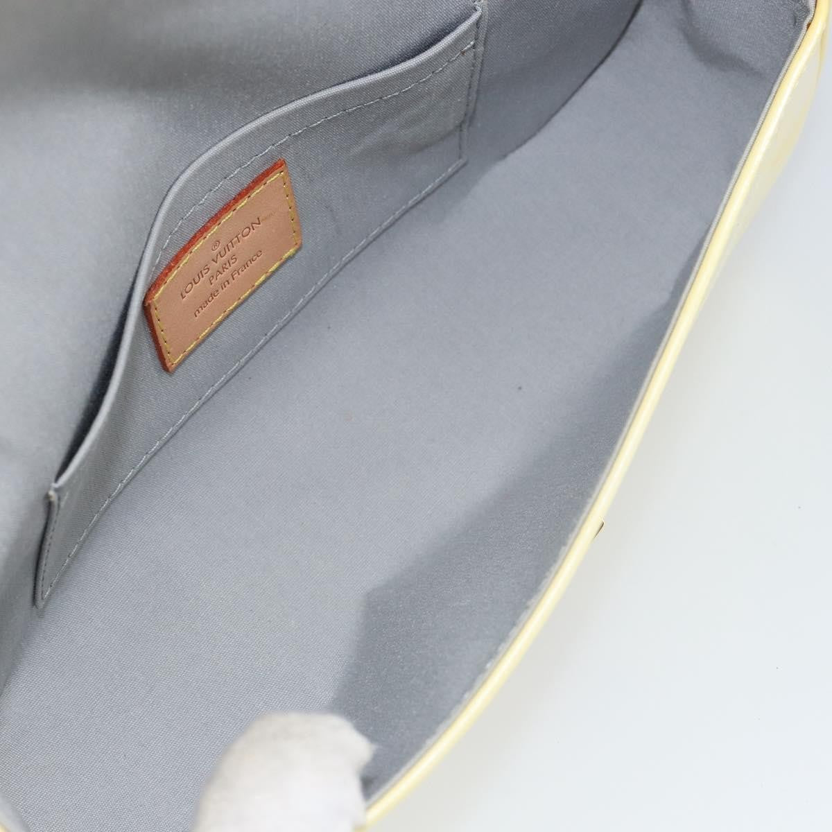 Louis Vuitton Malibu Street Handbag Monogram Vernis, BEIGE, PATENT_LEATHER, Clutche & pouche
