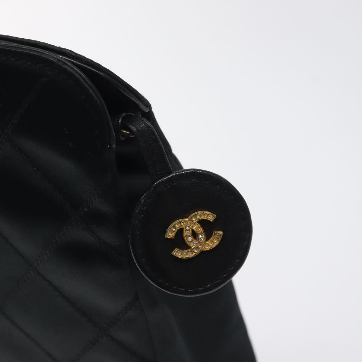 Chanel Vintage Clutch Silk, BLACK, SATIN, Clutche & pouche