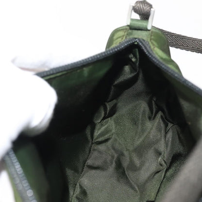 Prada Pochette Shoulder Bag Tessuto, KHAKI, NYLON, Clutche & pouche