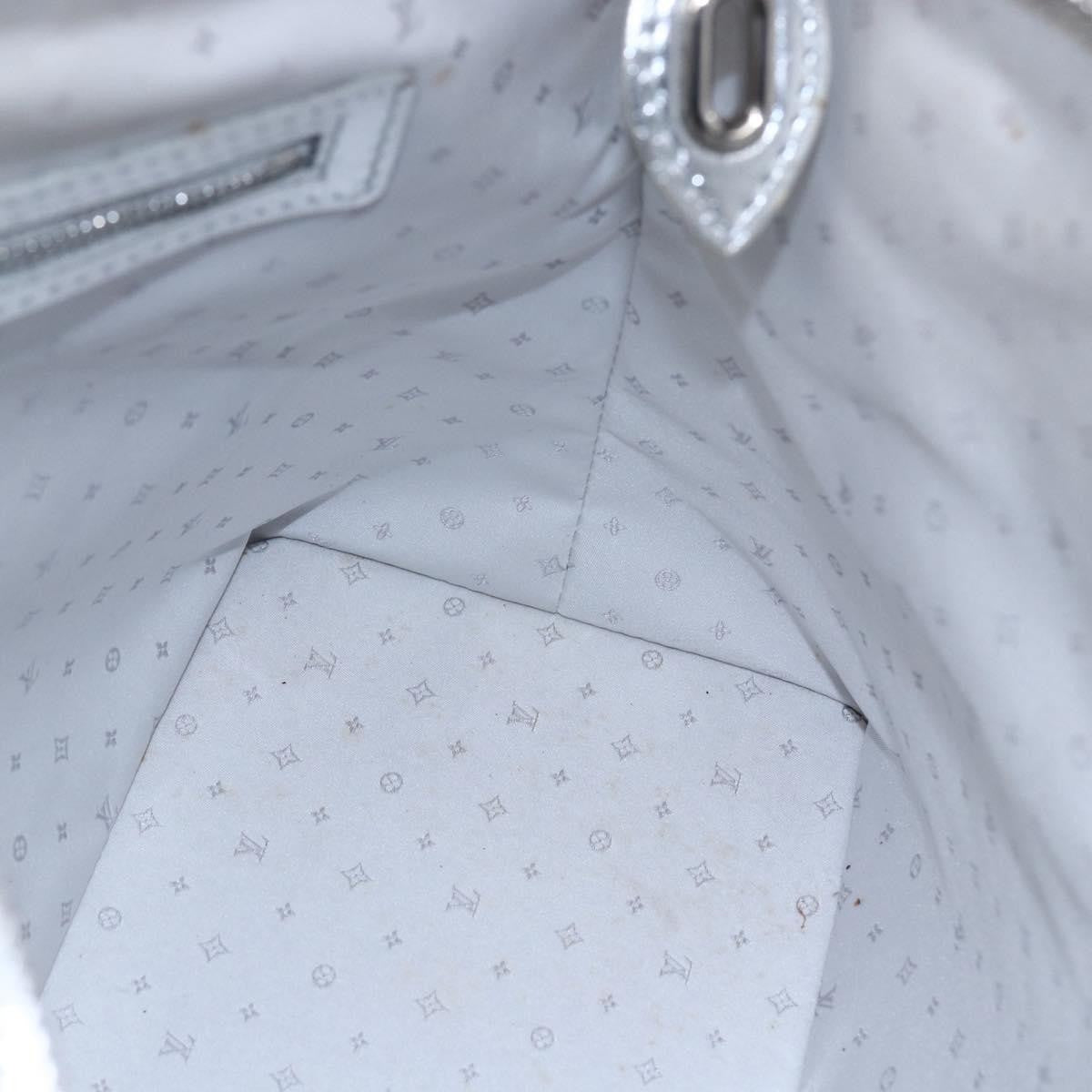Louis Vuitton Suhali Lockit Handbag Leather, SILVER, LEATHER, Handbag