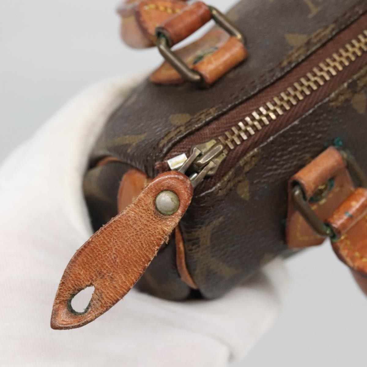 Louis Vuitton Speedy Mini HL Handbag Monogram Canvas, BROWN, CANVAS, Handbag