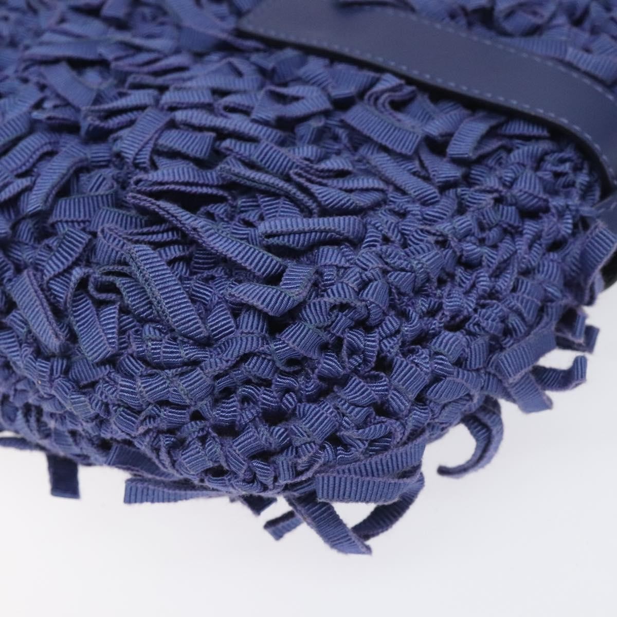 Salvatore Ferragamo Gancini Shoulder Bag Canvas, BLUE, CANVAS, Shoulder bag