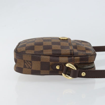 Louis Vuitton Rift Handbag Damier, BROWN, CANVAS, Shoulder bag