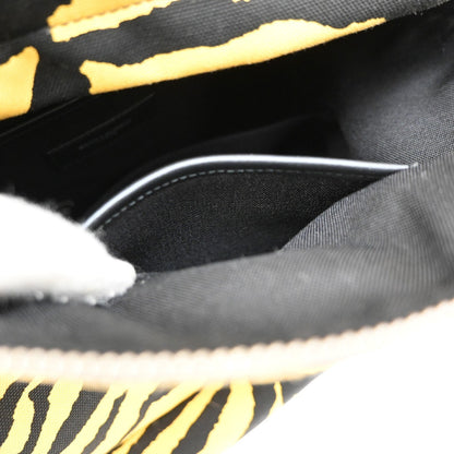 Saint Laurent City Backpack Canvas, YELLOW, CANVAS, Backpack