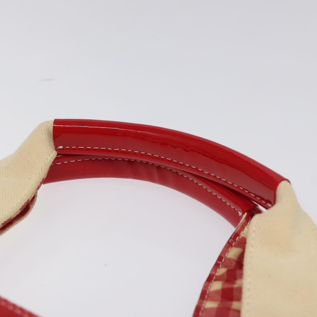 Burberry Blue Label Tote Bag Canvas, RED, CANVAS, Tote bag