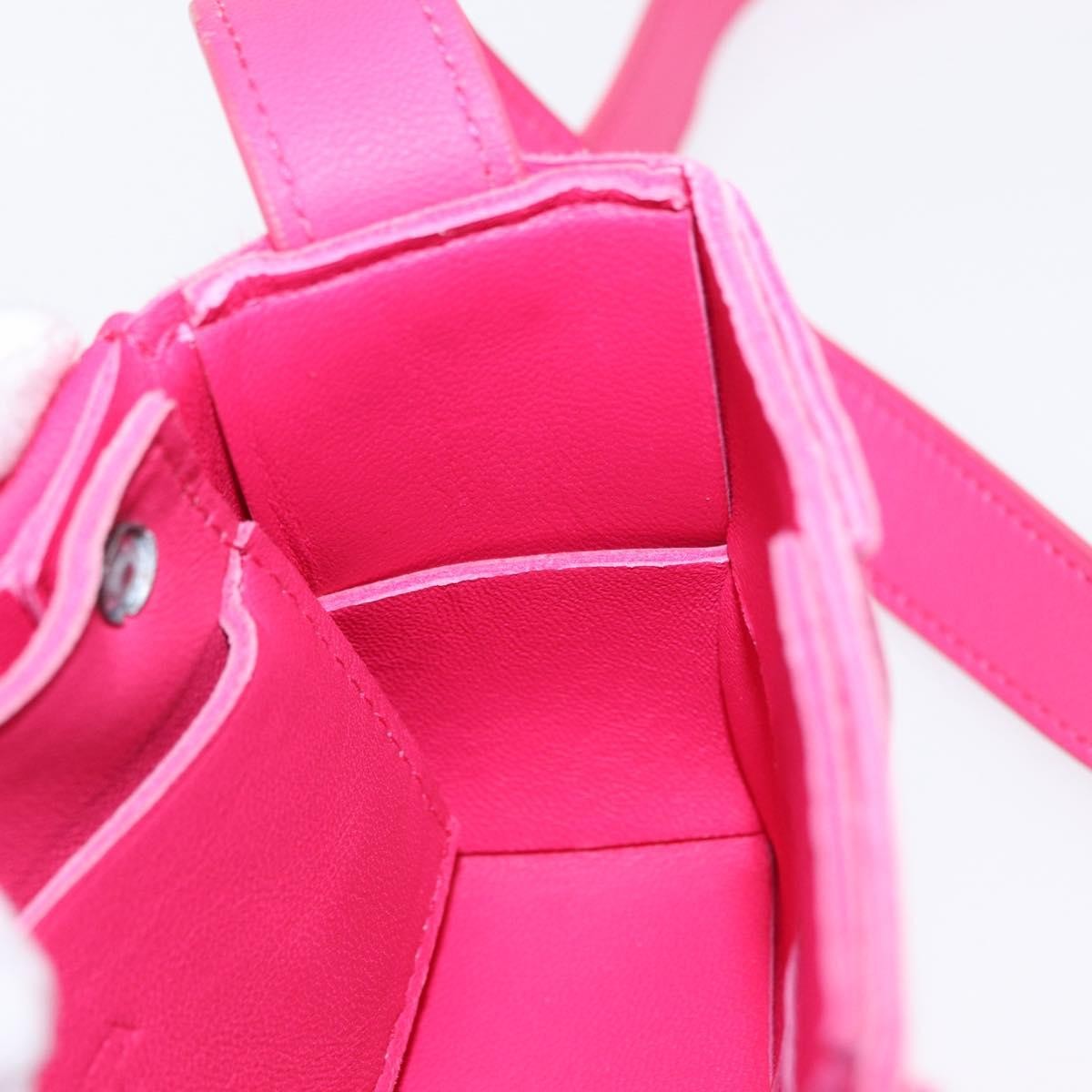 Bottega Veneta Cassette Crossbody Bag Maxi Intrecciato Leather, PINK, LEATHER, Clutche & pouche