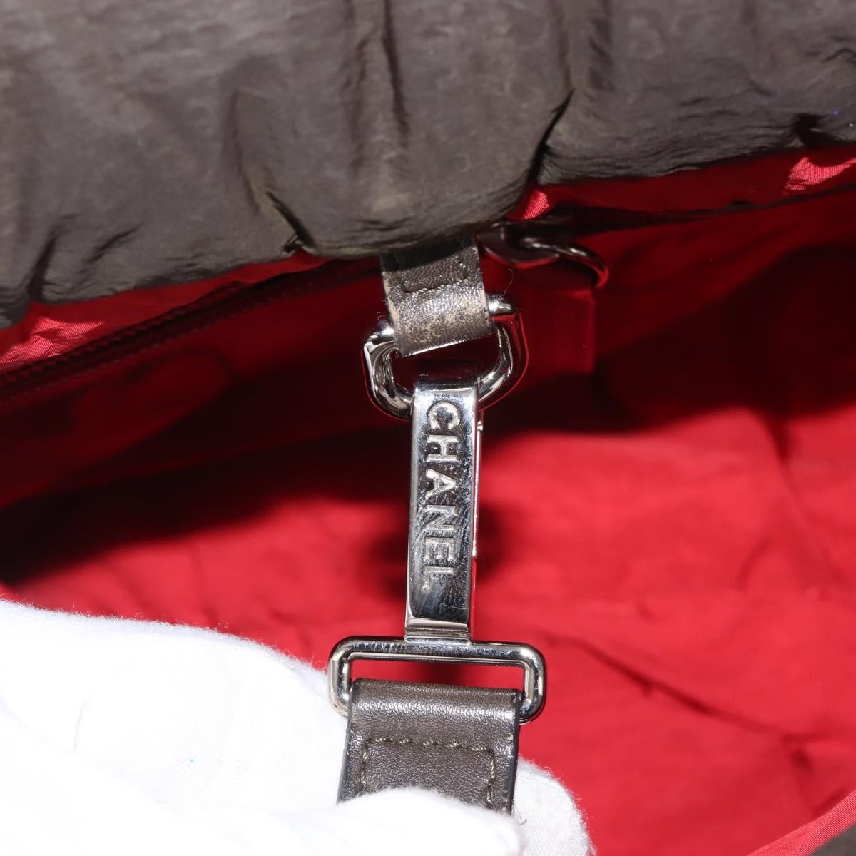 Chanel Coco Cocoon Zipped Tote Quilted Nylon, BROWN, NYLON, Tote bag