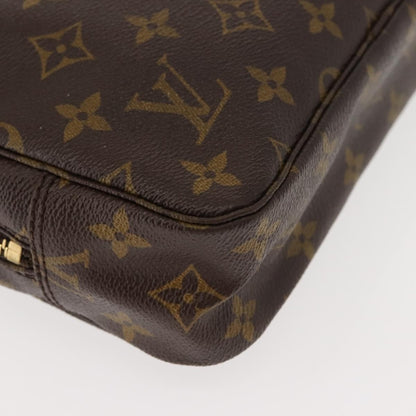 Louis Vuitton Trousse Toiletry Pouch Monogram Canvas, BROWN, CANVAS, Toiletry Case