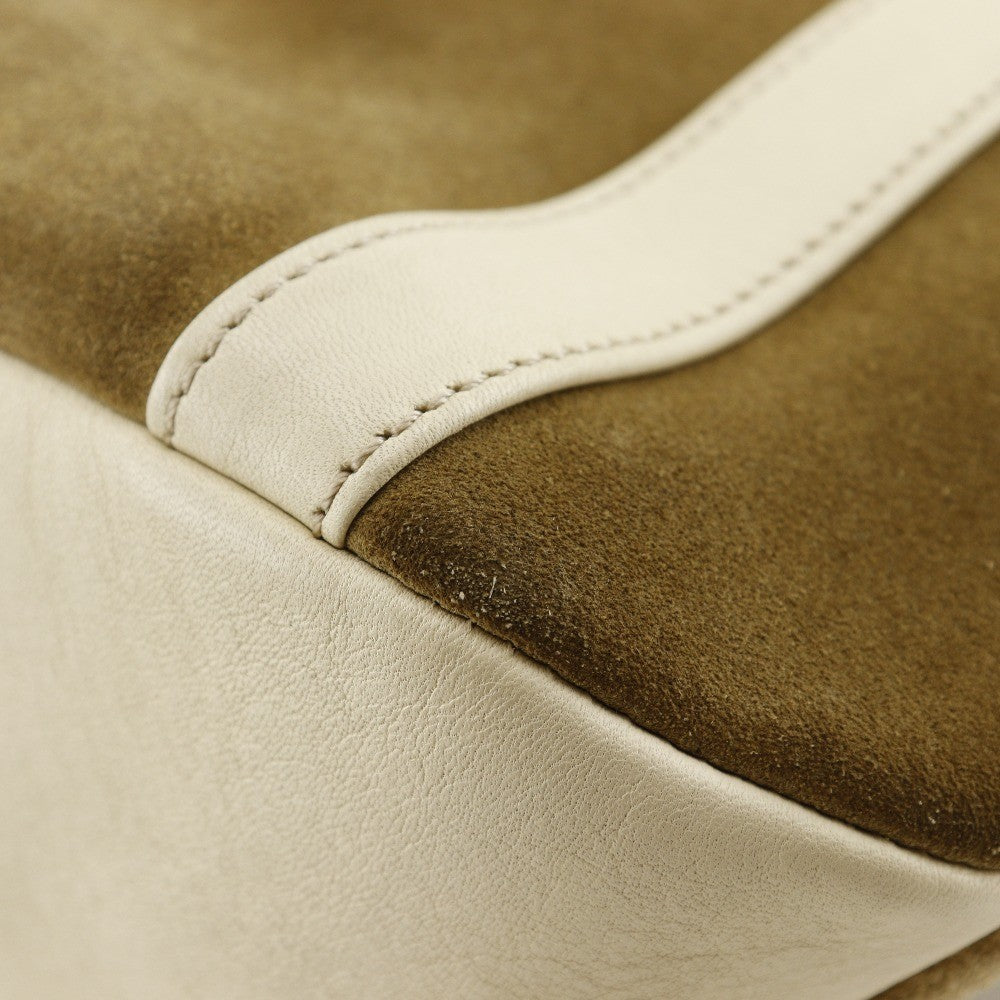 Loewe Anagram Shoulder Bag Suede, BROWN, SUEDE, Shoulder bag