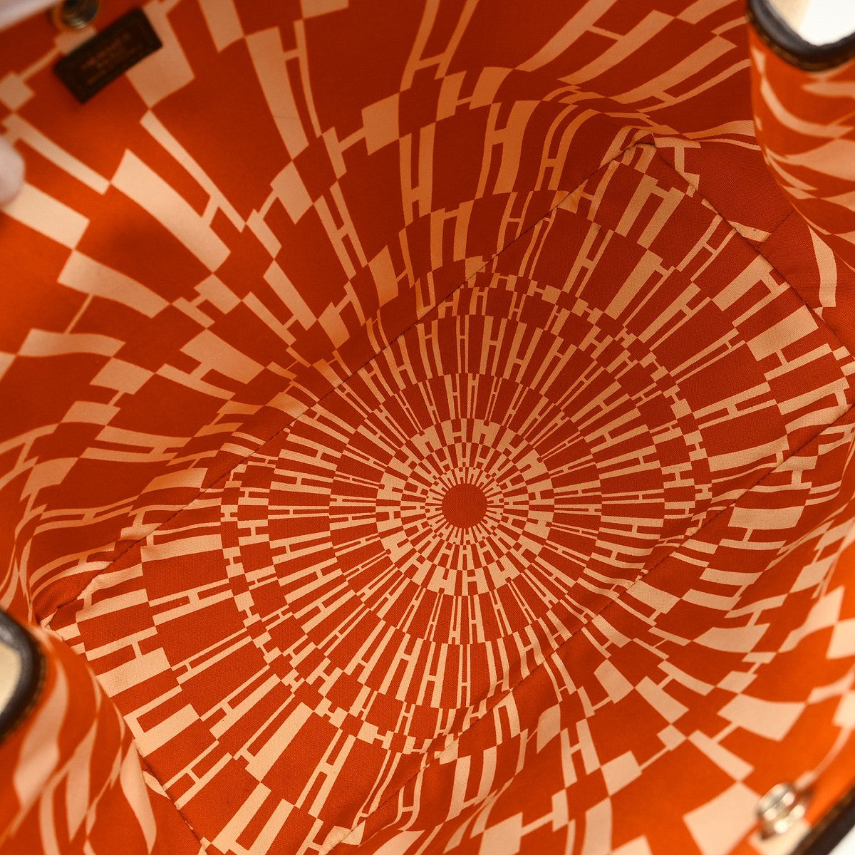 Hermes Optical H Garden Party Tote Toile and Leather, BEIGE, CANVAS, Tote bag