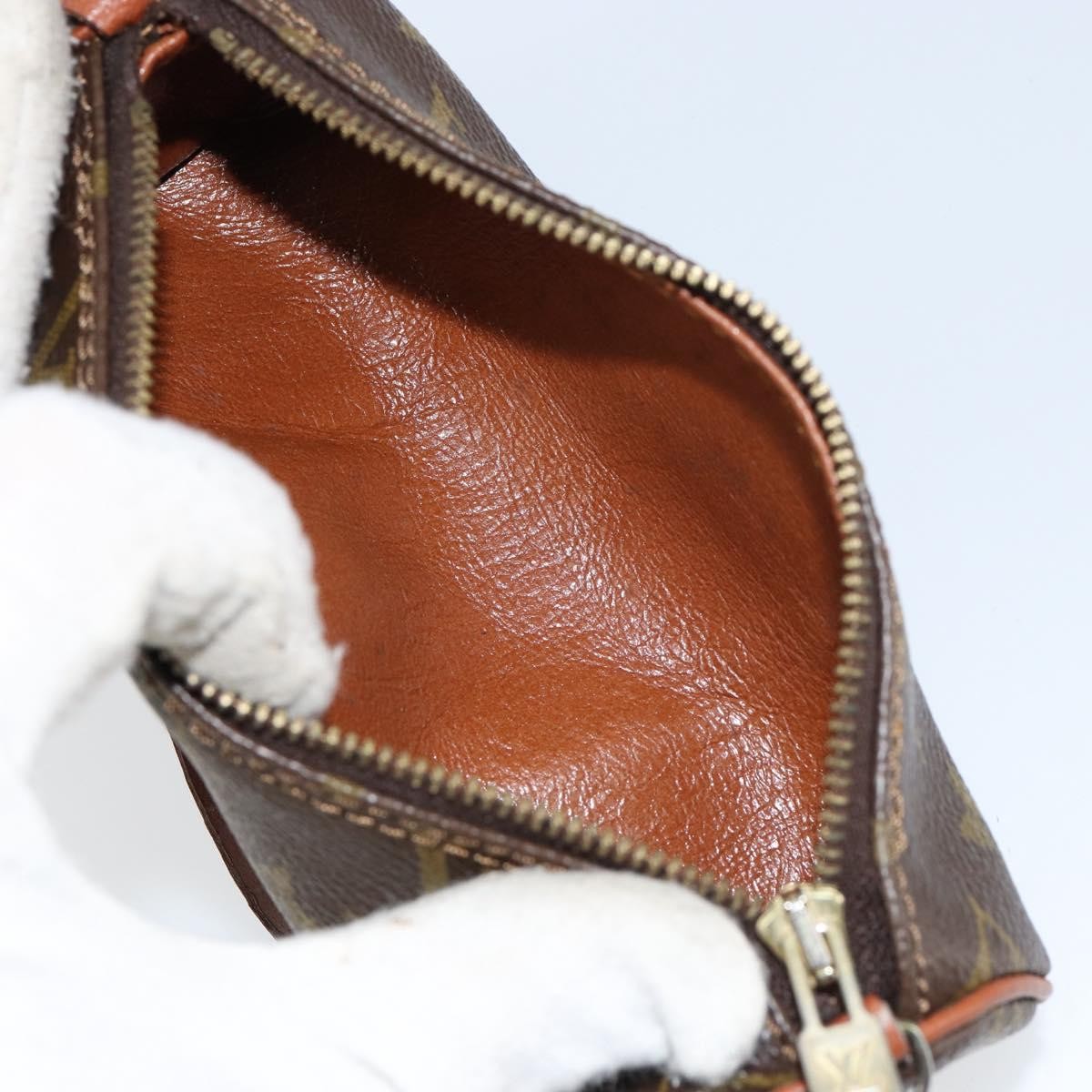 Louis Vuitton Papillon Pochette Monogram Canvas, BROWN, CANVAS, Clutche & pouche