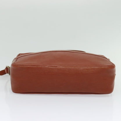 Louis Vuitton Trocadero Handbag Epi Leather, BROWN, LEATHER, Shoulder bag