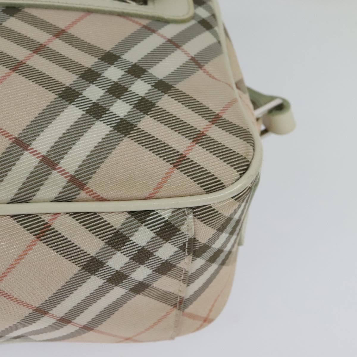 Burberry Nova Check Blue Label Canvas, PINK, CANVAS, Shoulder bag