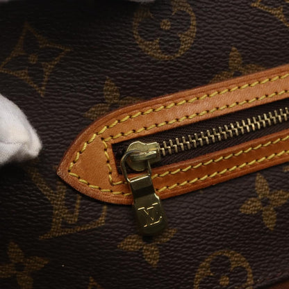 Louis Vuitton Shopping Sac Handbag Monogram Canvas, BROWN, CANVAS, Tote bag