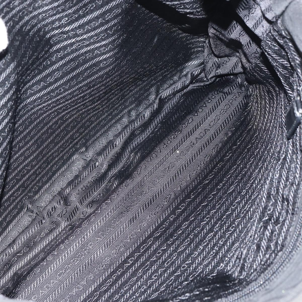 Prada Vintage Zip Tote Tessuto, BLACK, NYLON, Tote bag