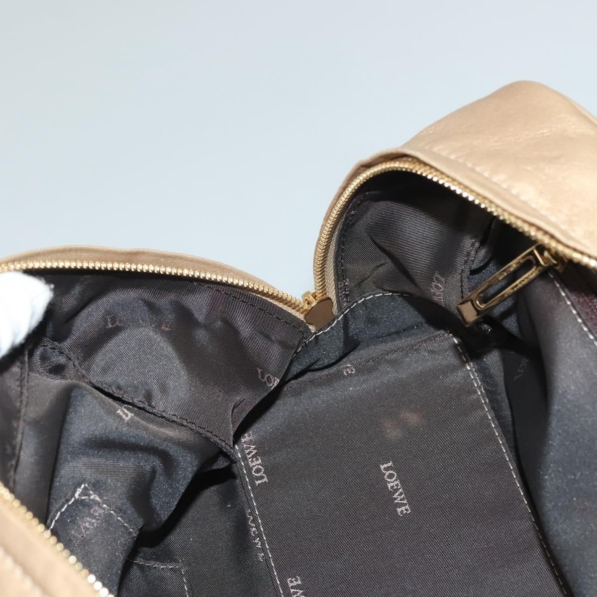 Loewe Amazona Bag Leather, GOLD, LEATHER, Handbag