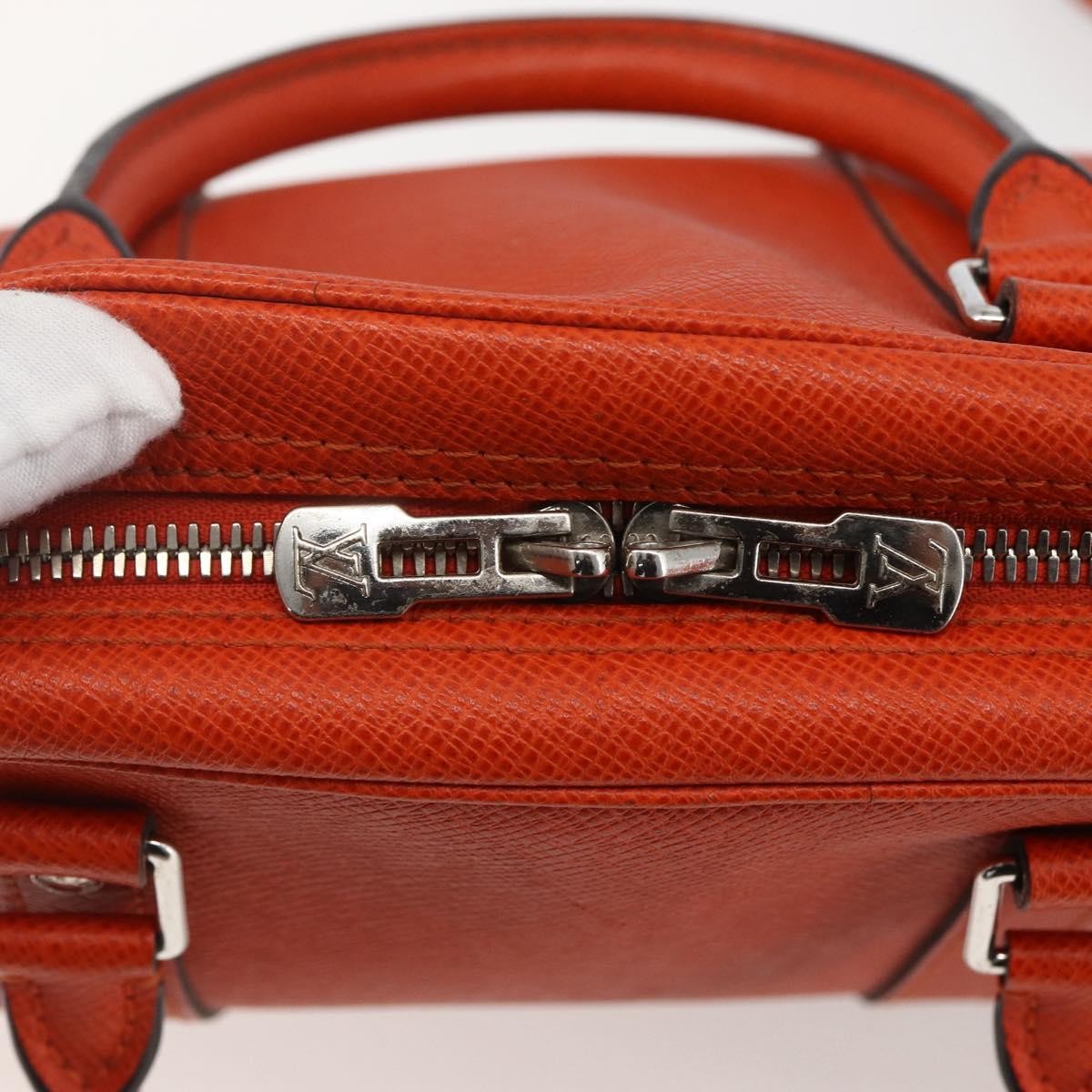 Louis Vuitton Porte-Documents Voyage Briefcase Taiga Leather, ORANGE, LEATHER, Briefcase