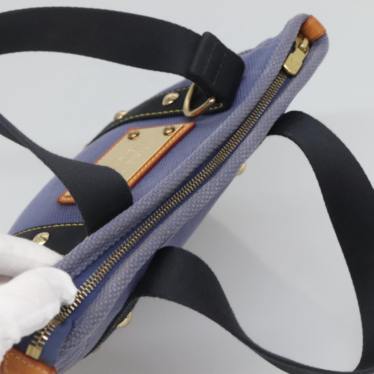 Louis Vuitton Antigua Tote Canvas, BLUE, CANVAS, Tote bag