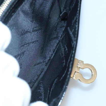 Salvatore Ferragamo Gancini handbag Patent leather, BLACK, PATENT_LEATHER, Handbag