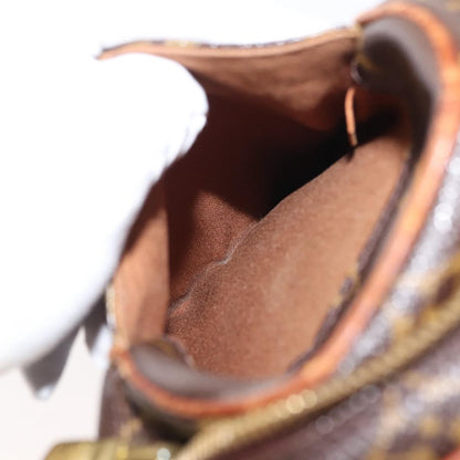 Louis Vuitton Pochette Gange Monogram Canvas, BROWN, CANVAS, Clutche & pouche