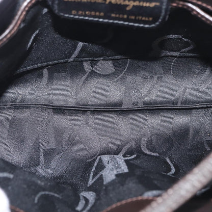 Salvatore Ferragamo Vala Shoulder Bag Leather, BROWN, LEATHER, Shoulder bag