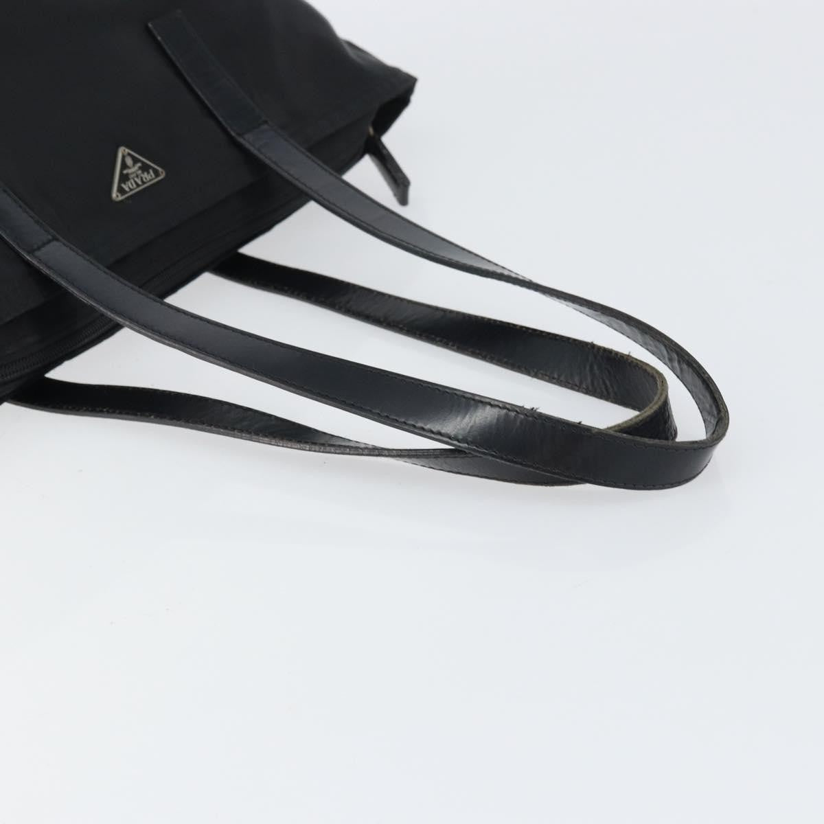 Prada Vintage Zip Tote Tessuto, BLACK, NYLON, Tote bag