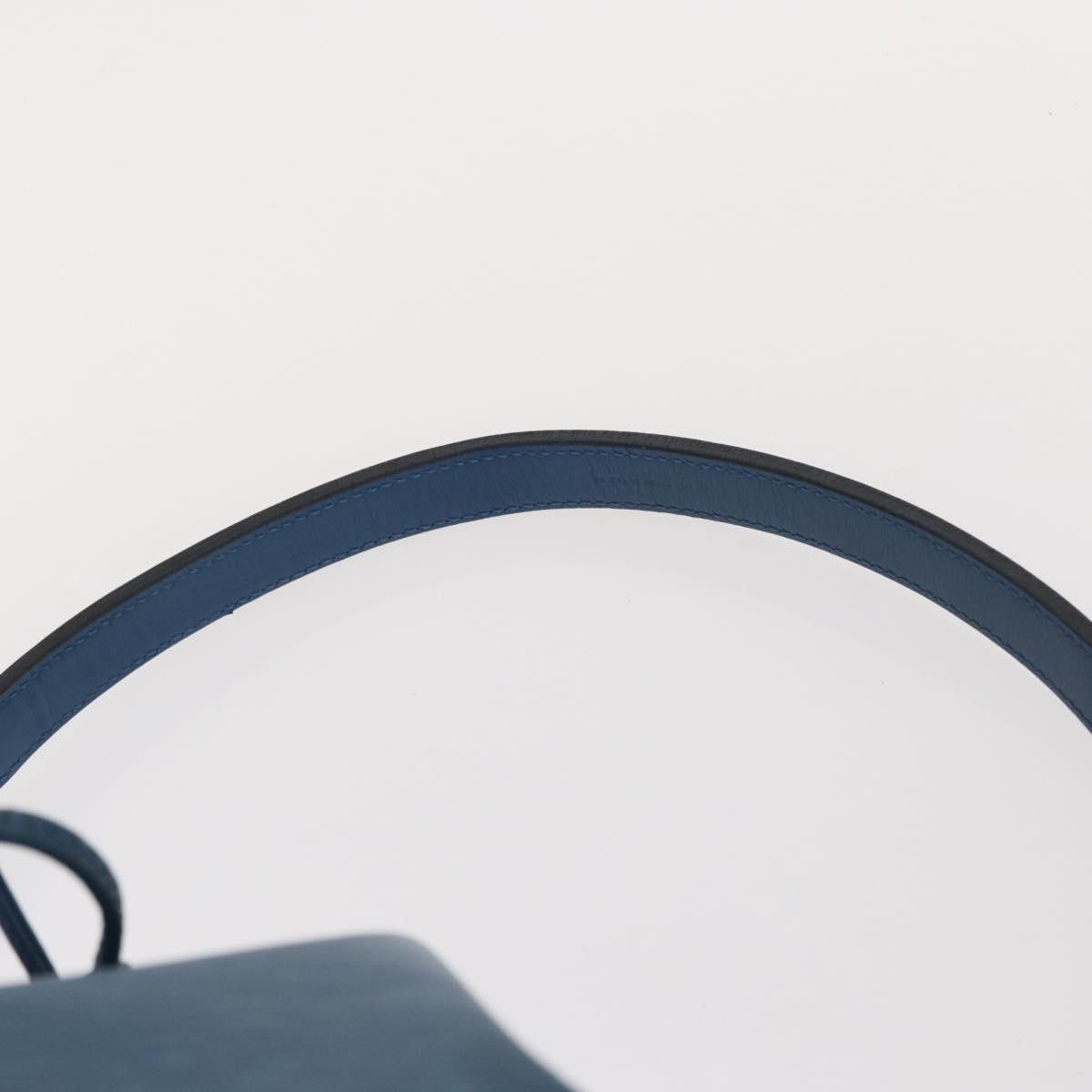 Louis Vuitton Petit Noe Handbag Epi Leather, BLUE, LEATHER, Shoulder bag