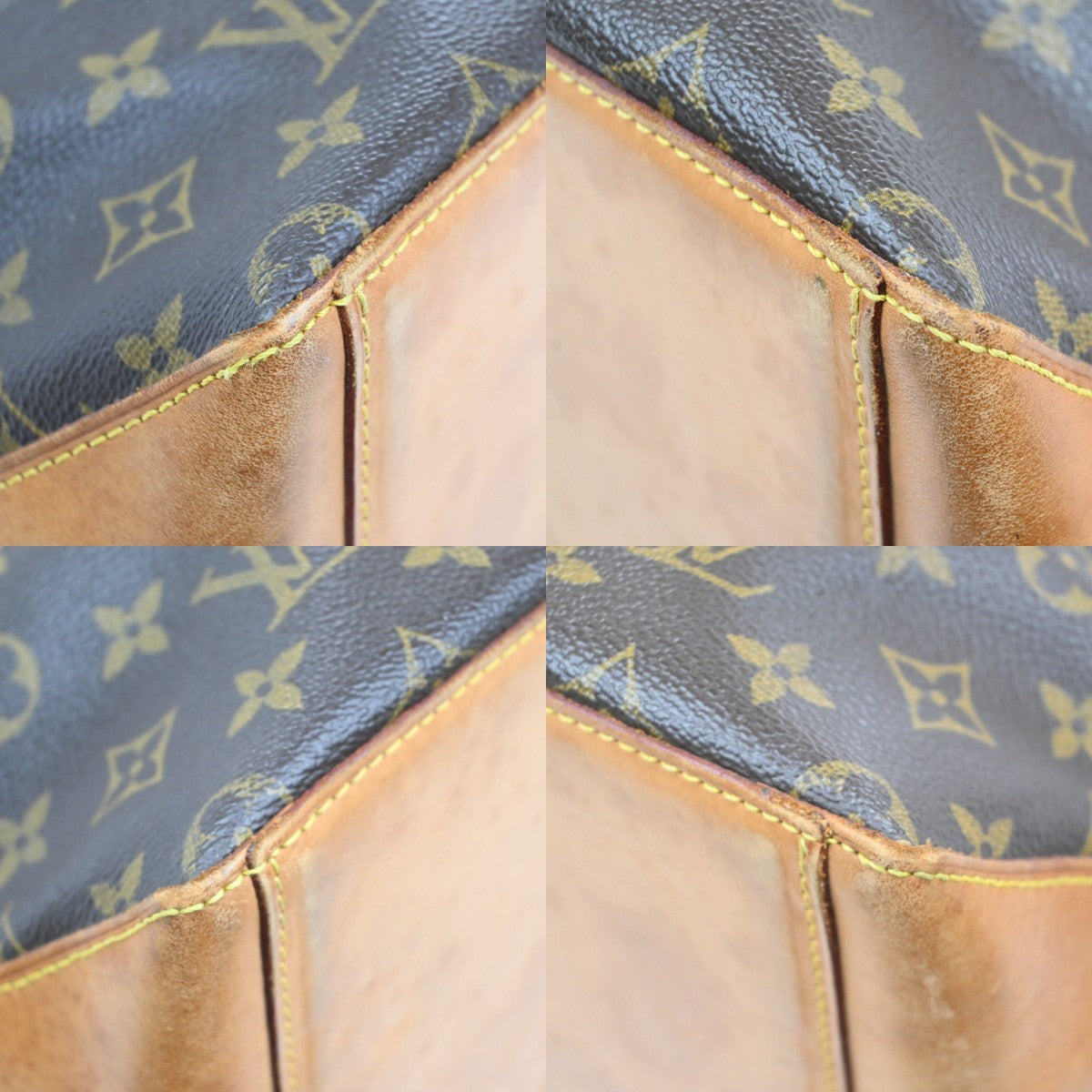 Louis Vuitton Cabas Mezzo Monogram Canvas, BROWN, CANVAS, Tote bag